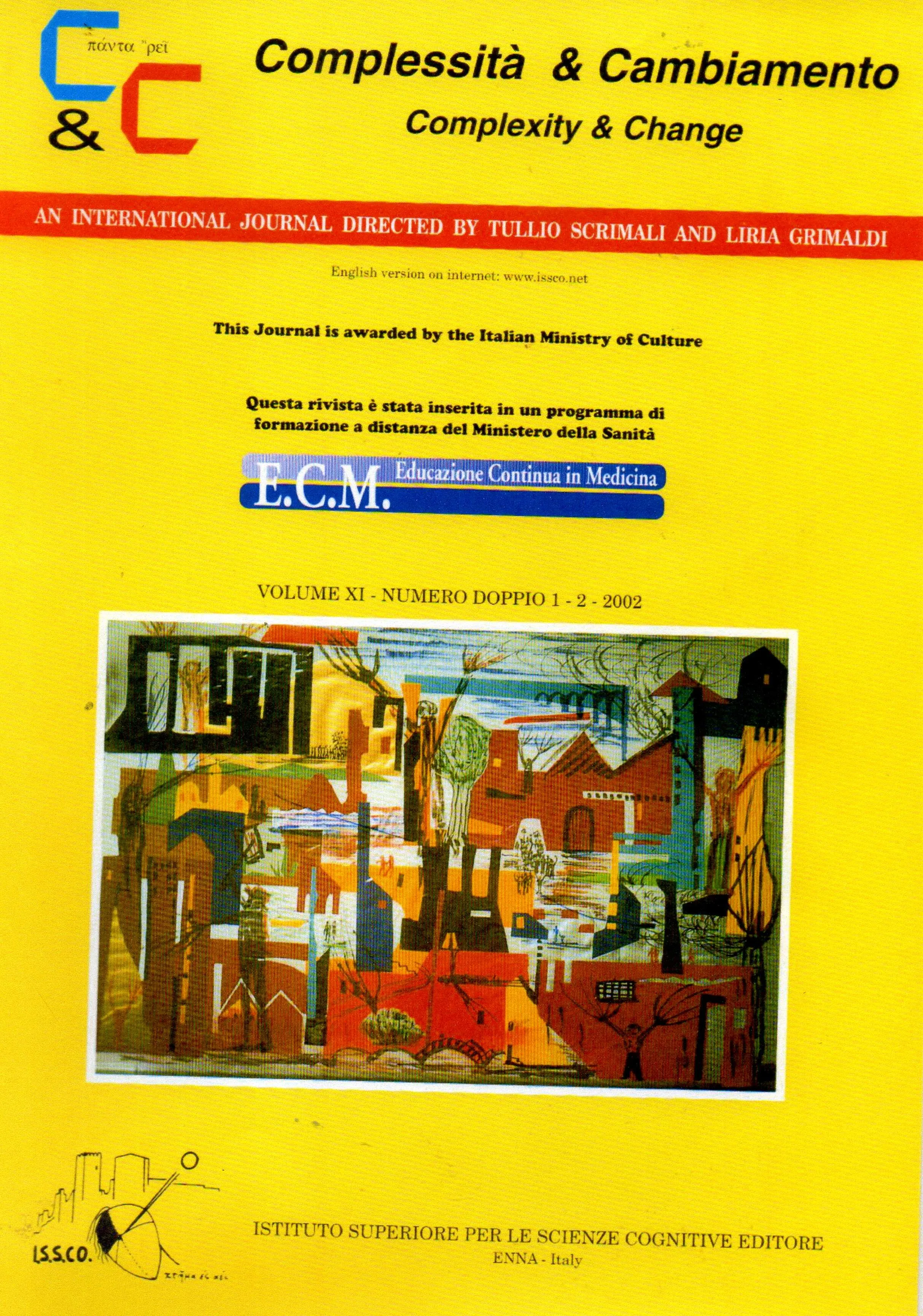 Rivista Complessità e Cambiamento - Tullio Scrimali